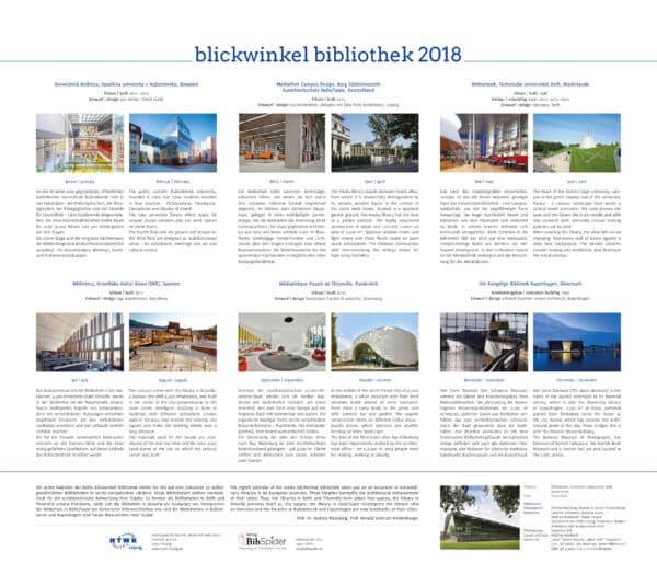 blickwinkel bibliothek 2018 Wandkalender – Bild 2