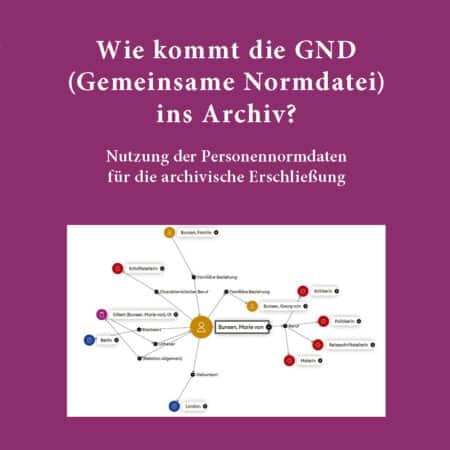 Wie kommt die GND (Gemeinsame Normdatei) ins Archiv?